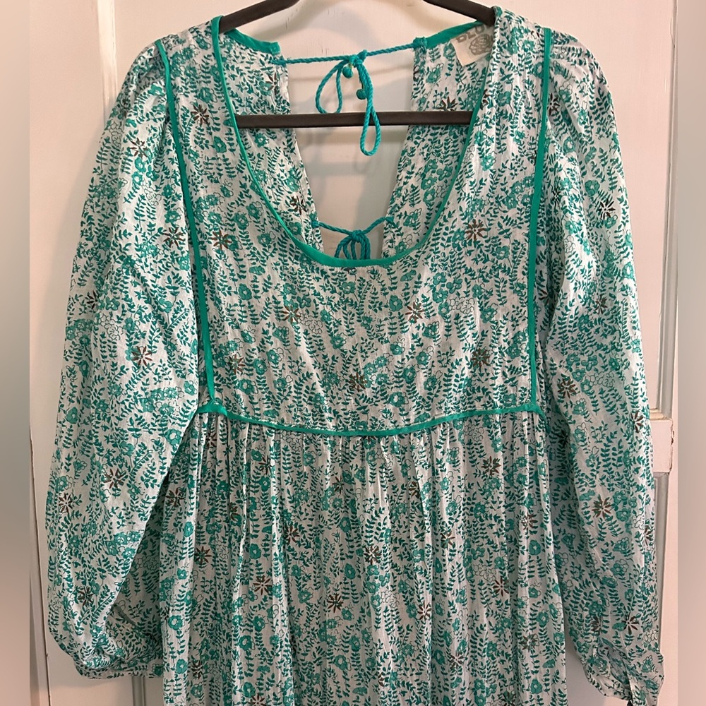 Blue boheme dress